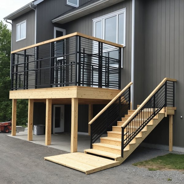 Fabrication de rampe, balcon et escalier sur mesure à joliette